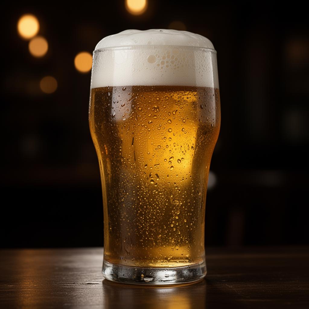 A pint of beer